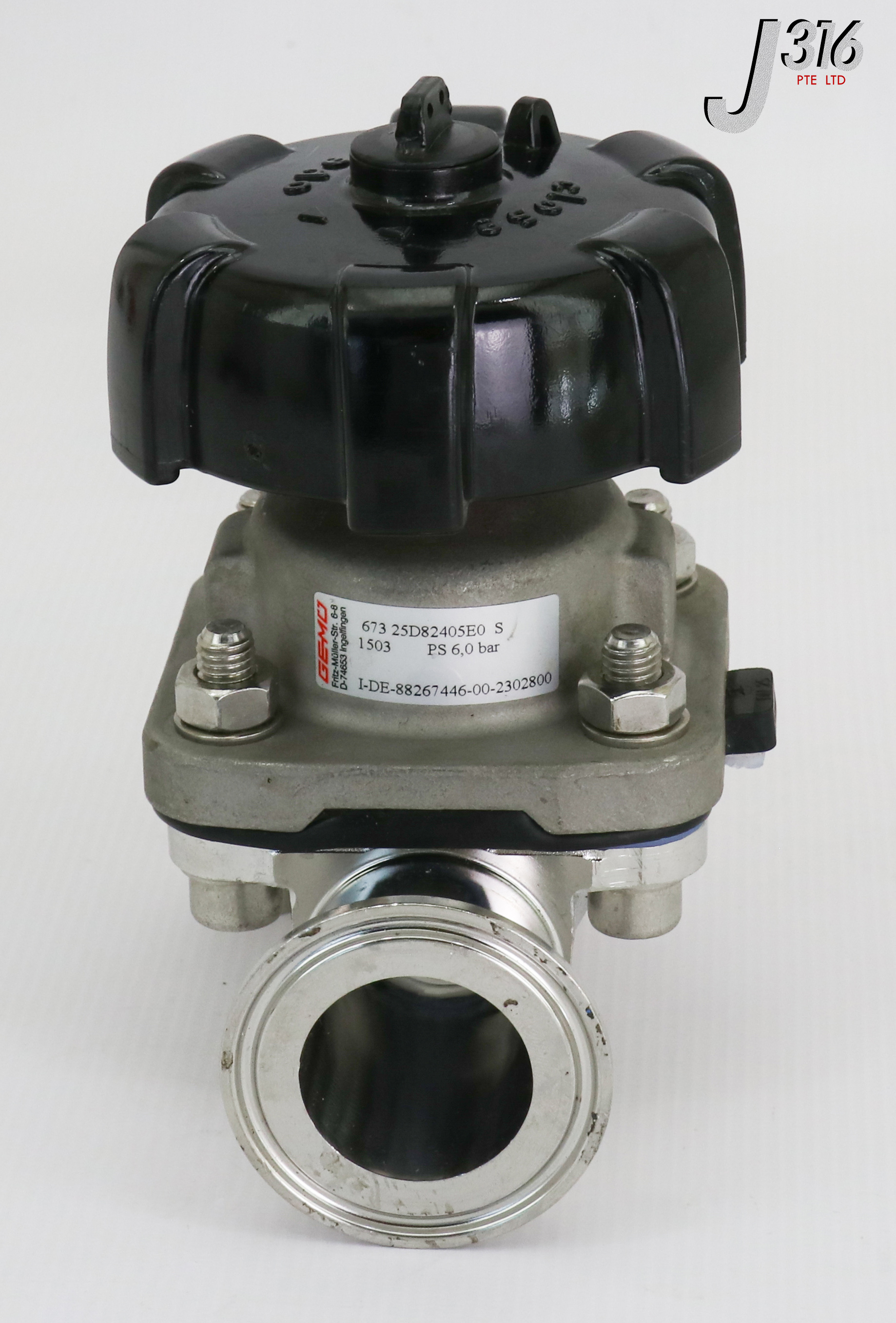 16995 Gemu Sanitary Diaphragm Valve Tri Clamp Pn16 316l I De 88267446 00 2302800 673 